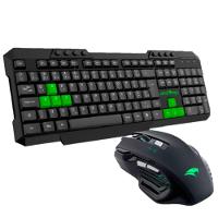 Kit Teclado E Mouse Python Vivensis - 420 Preto-verde Bivolt - 1