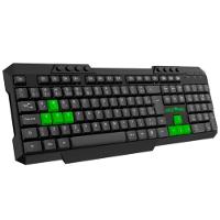 Kit Teclado E Mouse Python Vivensis - 420 Preto-verde Bivolt
