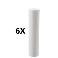 Kit 6 Refil Polipropileno 20 X 4,5 Pp Big 20 Alta Vazão Micragem 5 Micra - 3