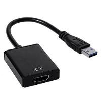 Convesor Adaptador Usb 3.0 X Hdmi 1080p Audio Video Compativel Pc Win 7-8-10 - 1