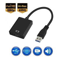 Convesor Adaptador Usb 3.0 X Hdmi 1080p Audio Video Compativel Pc Win 7-8-10 - 4