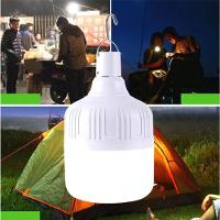 Lâmpada De Led Bulbo Emergência Recarregavel Portatil Potência 48w