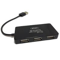 Mini Hub Usb 2.0 4 Portas Slim 480mbps Knup Kp-t109 Preto - 1