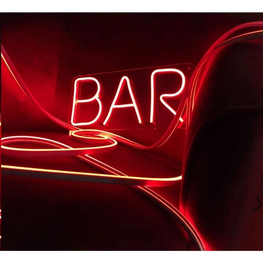 Fita Led Mangueira Neon 5 Mts Iluminação Flexível Corte 2.5 Cm - Vermelho - 2