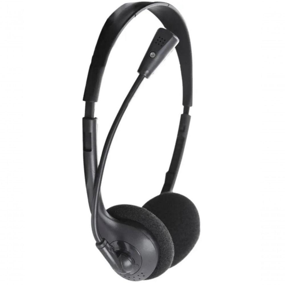Fone De Ouvido Headset Home Office Com Microfone Conector P2 Haste Regulável - 7
