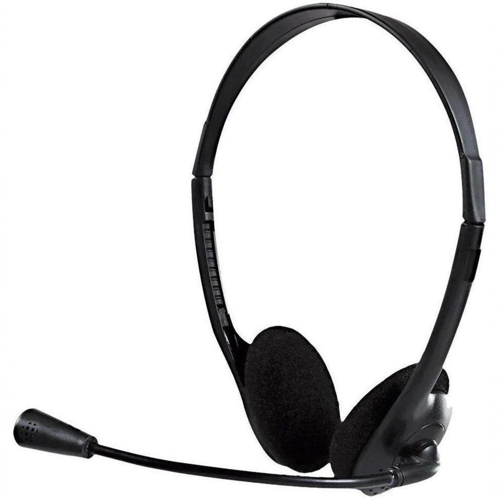 Fone De Ouvido Headset Home Office Com Microfone Conector P2 Haste Regulável - 4