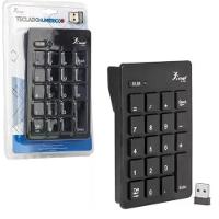 Mini Teclado Numérico Sem Fio Usb Kp-2038 Alcance 10 Metros - 7