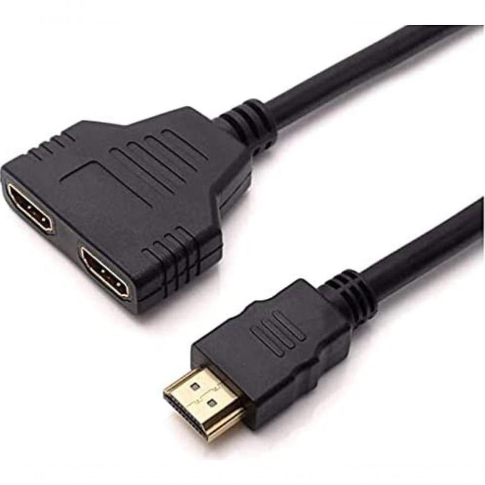 Cabo Duplicador Hdmi Em Y - 1 Entrada 2 Saidas Splitter 1x2 - 4
