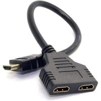 Cabo Duplicador Hdmi Em Y - 1 Entrada 2 Saidas Splitter 1x2 - 1