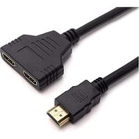 Cabo Duplicador Hdmi Em Y - 1 Entrada 2 Saidas Splitter 1x2 - 4
