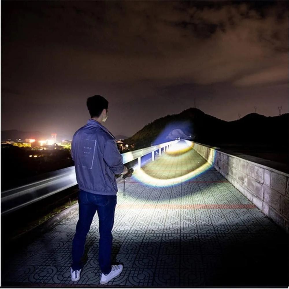 Lanterna Led Xhl-p90 Super Potente Em Alumínio Com 2 Baterias Recarregaveis Bm-8503 - 2