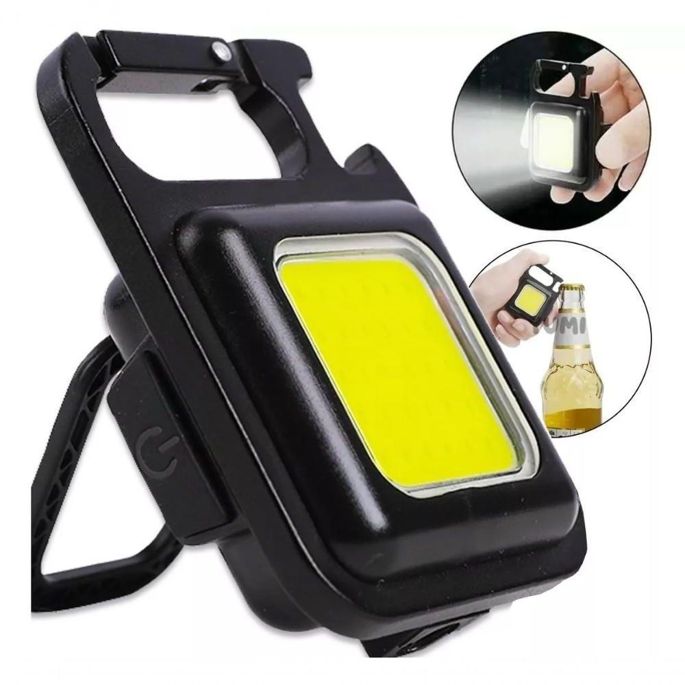 Mini Lanterna Led Chaveiro Mosquetão Portáti Imã Potente Usb - 1