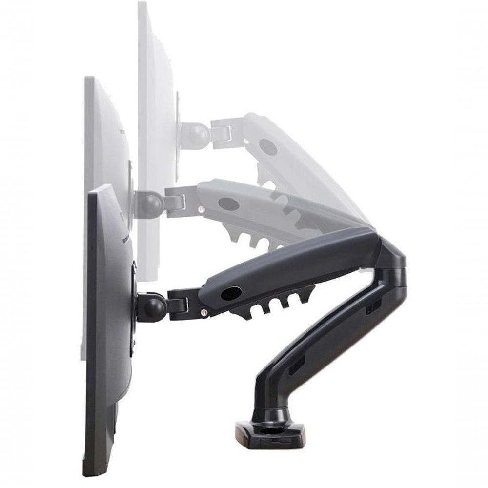 Suporte Monitor De 17 A 30 Ergonômico Articulado Para Mesa Com Pistão A Gás - 3