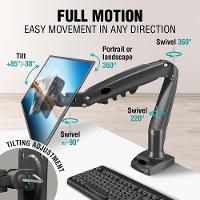 Suporte Monitor De 17 A 30 Ergonômico Articulado Para Mesa Com Pistão A Gás - 2