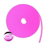 Fita Led Mangueira Neon 5 Mts Iluminação Flexível Corte 2.5 Cm - Rosa - 1
