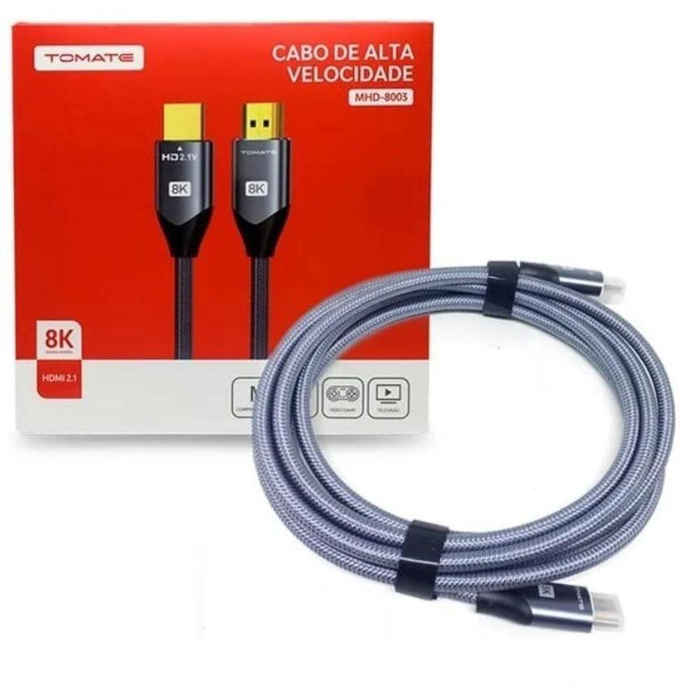 Cabo Hdmi 8k 60hz - 4k 120hz - 2.1v Full Ultra Hd Dolby Truehd, Dts-hd 1.5 Mts - 1