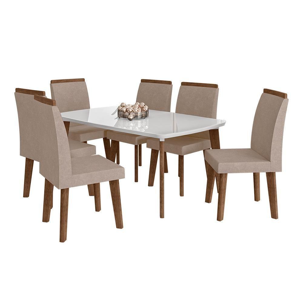 Mesa 1,70 X 0,90 Manchester Oblongo Off White - 1