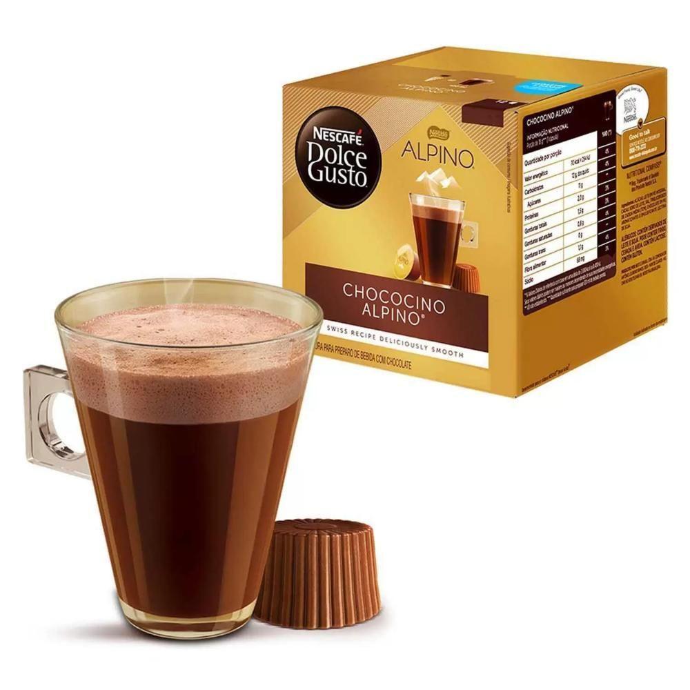 1 Cx Café Nescafé Chococino Alpino Dolce Gusto Bebida Lactea - 4