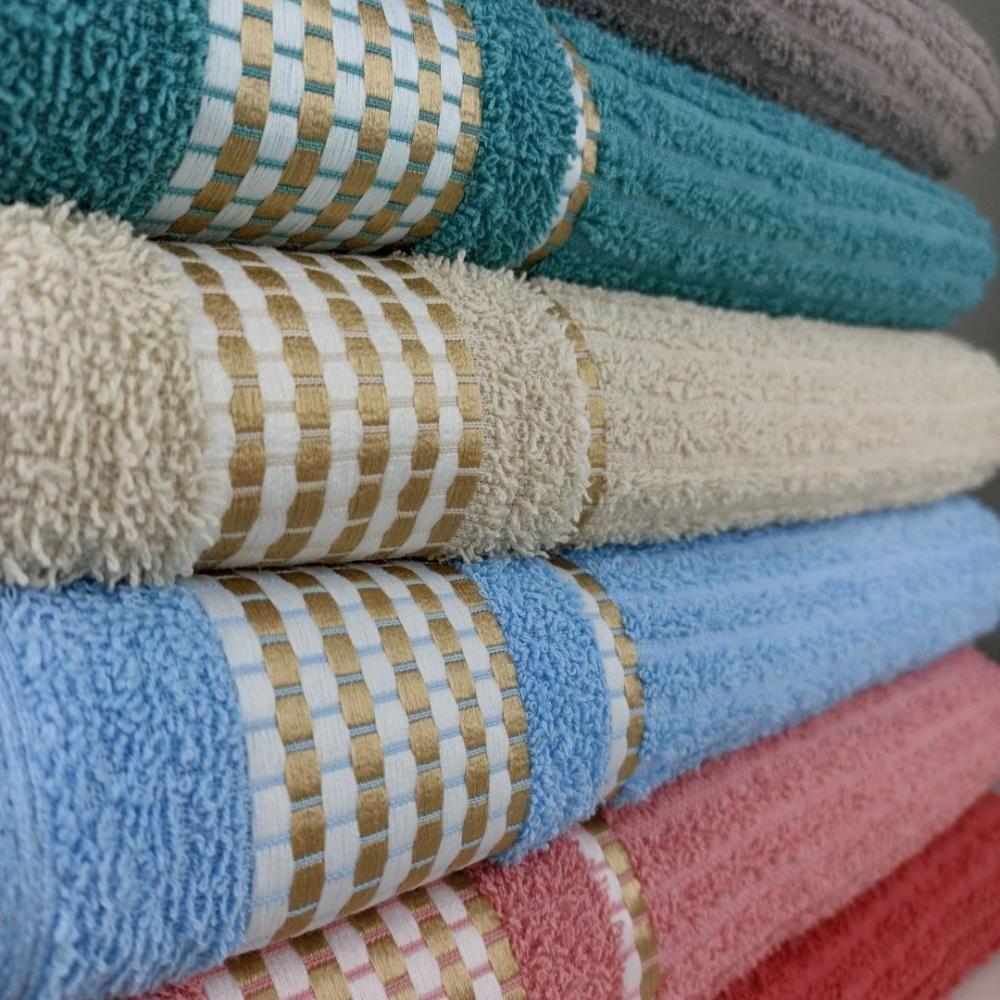 Toalha De Banho Canelada Beka 350g-m2 80x150 Cm - Azul Claro Azul Claro - 4