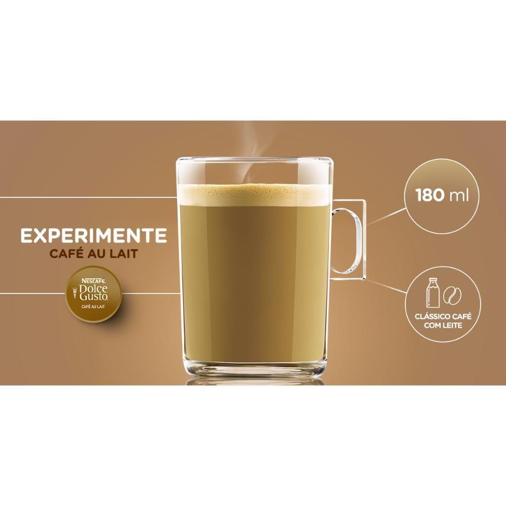4 Caixa Café Nescafé Café Au Lait Dolce Gusto Bebida Lactea - 4