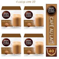 4 Caixa Café Nescafé Café Au Lait Dolce Gusto Bebida Lactea - 2