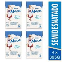 4 Leite Condensado Semidesnatado Nestlé Moça Caixa 395g - 1