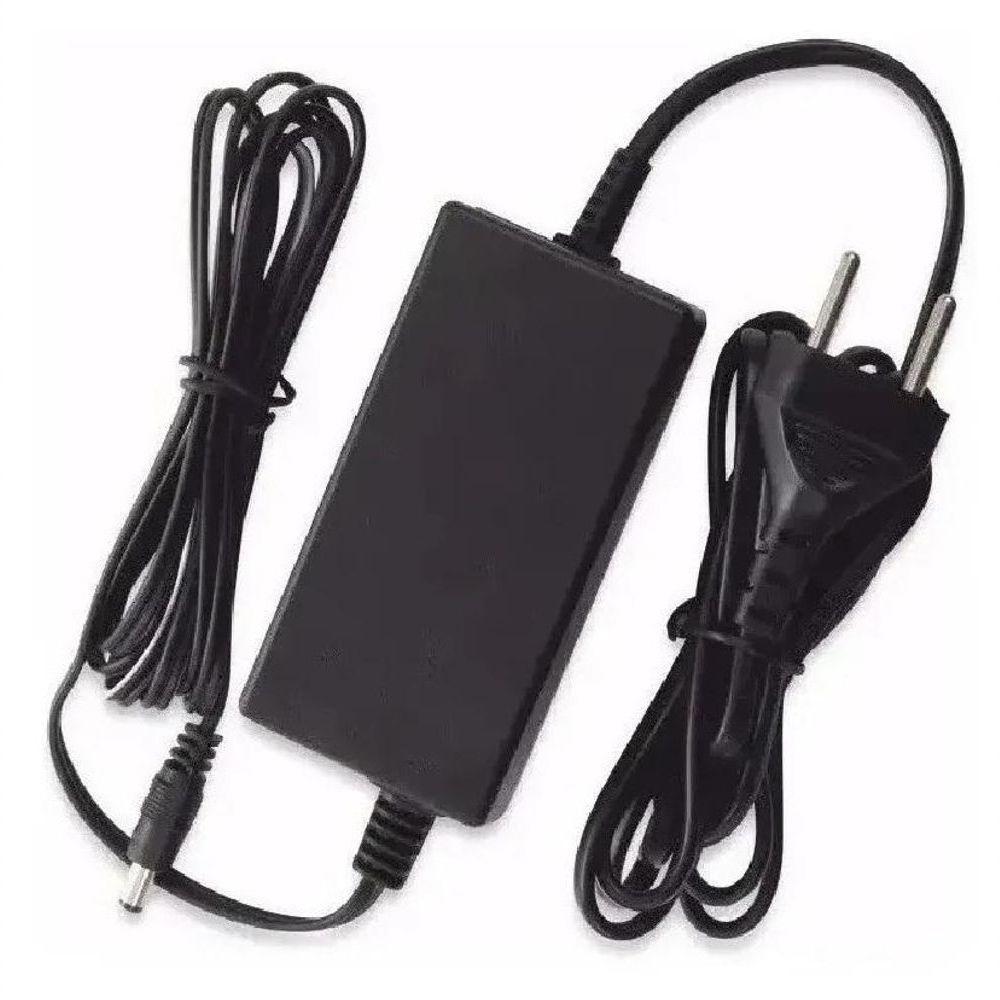 Fonte 12v 5a Bivolt 5 Amperes Plug P4 - Preta - 1