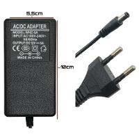 Fonte 12v 5a Bivolt 5 Amperes Plug P4 - Preta - 2