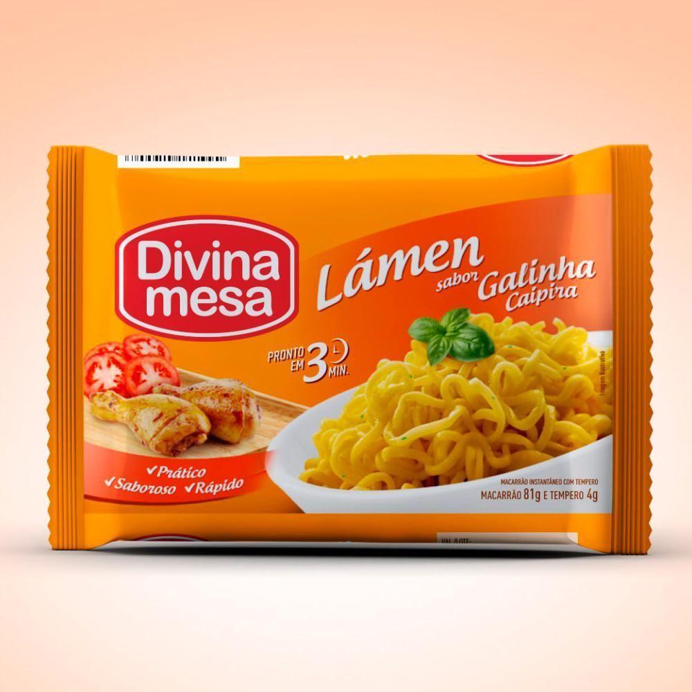 Macarrão Lámen Instantâneo 5 Galinha Caipira E 5 Carne 85g - 3