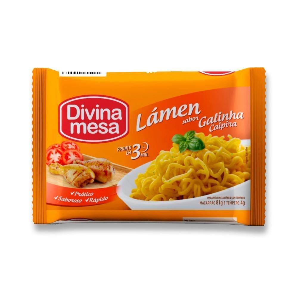 Macarrão Lámen Instantâneo 5 Galinha Caipira E 5 Carne 85g - 5