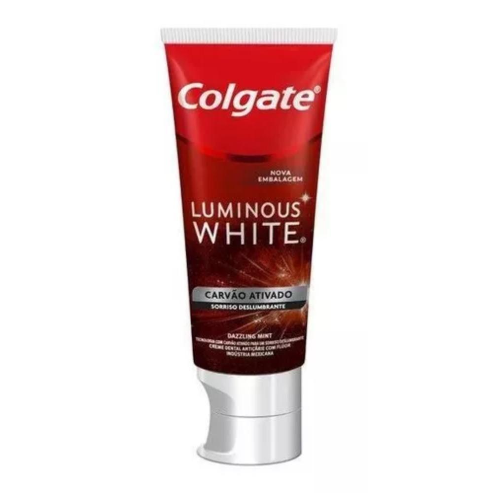 Pasta De Dentes Colgate Luminous White Carvão Ativado Em Creme 60 G - 3