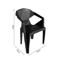 Conjunto Mesa De Jantar 1,30 Industrial Redonda Com 4 Cadeiras New Alegra Pretas Marrom - 5