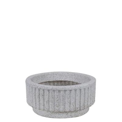 Vaso Sp27 Cilindro 20 X 10 Cm Cor 52 - Branco Artstone