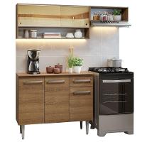 Armário De Cozinha Compacta 165cm Rustic Emilly Madesa 02 Rustic - 5