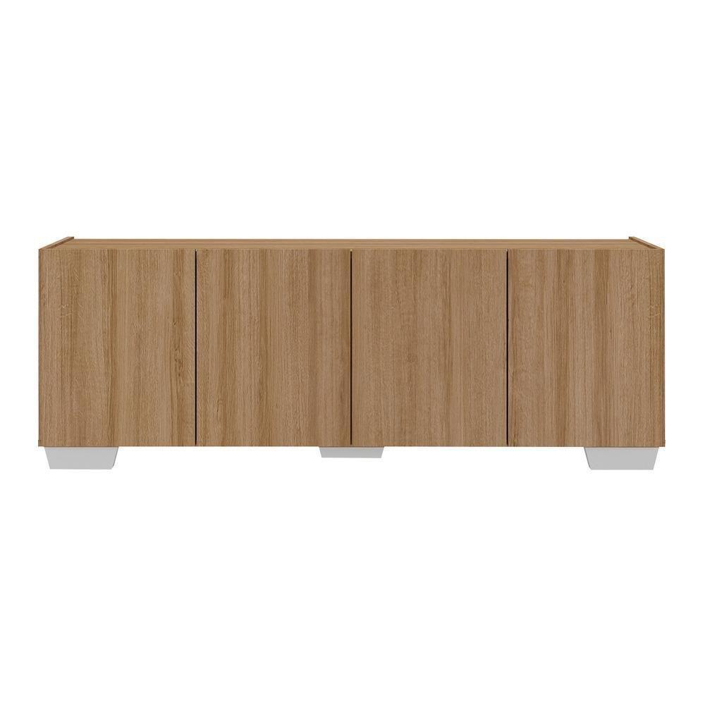 Rack Para Tv Até 50 Polegadas Com Mp1072 Rustic branco - 2