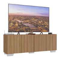 Rack Para Tv Até 50 Polegadas Com Mp1072 Rustic branco - 1