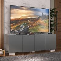 Rack Para Tv Até 50 Polegadas Com Mp1072 Grafite branco - 5