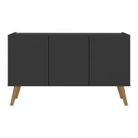 Rack Retrô Para Tv Até 32 Polegadas Com Mp1067 Preto natural - 5