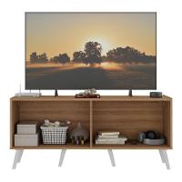 Rack Retrô Para Tv Até 50 Polegadas Com Mp1071 Rustic branco - 2