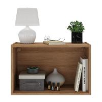 Kit 2 Mesas De Cabeceira 2 Portas Mp4135 Rustic Rustic - 3