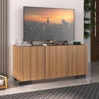 Rack Para Tv Até 32 Polegadas Com Mp1068 Rustic preto