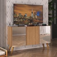 Rack Tv Até 32 Polegadas Retrô Com Espelhos Mp1078 Rustic natural - 2