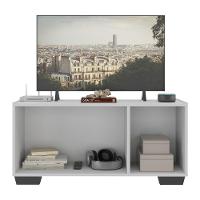 Rack Tv Até 32 Polegadas Com Espelhos Mp1079 Branco preto