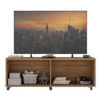 Rack Para Tv Até 50 Polegadas Com E Rodízios Mp1069 Rustic Rustic - 3