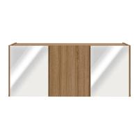 Rack Tv Até 32 Polegadas Suspenso Com Espelhos Mp1077 Rustic Rustic - 5