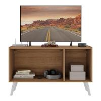 Rack Retrô Para Tv Até 32 Polegadas Com Mp1067 Rustic branco - 3