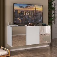 Rack Tv Até 32 Polegadas Suspenso Com Espelhos Mp1077 Branco Branco - 2