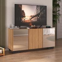 Rack Tv Até 32 Polegadas Com Espelhos Mp1079 Rustic preto - 2