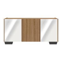 Rack Tv Até 32 Polegadas Com Espelhos Mp1079 Rustic preto - 5