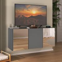 Rack Tv Até 32 Polegadas Suspenso Com Espelhos Mp1077 Grafite Grafite